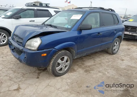 2006 Hyundai Tucson Gl z USA, uszkodzony, nr VIN KM8JM12B66U371352